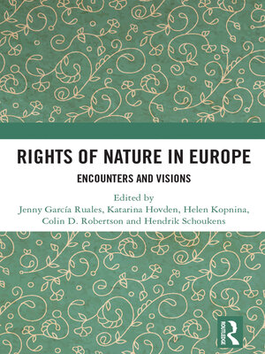 cover image of Rights of Nature in Europe